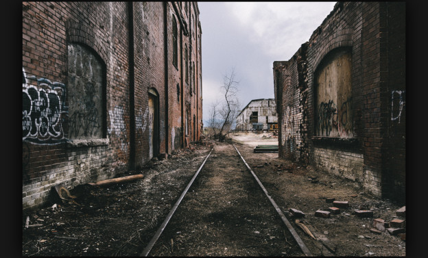 Derelict urban landscape